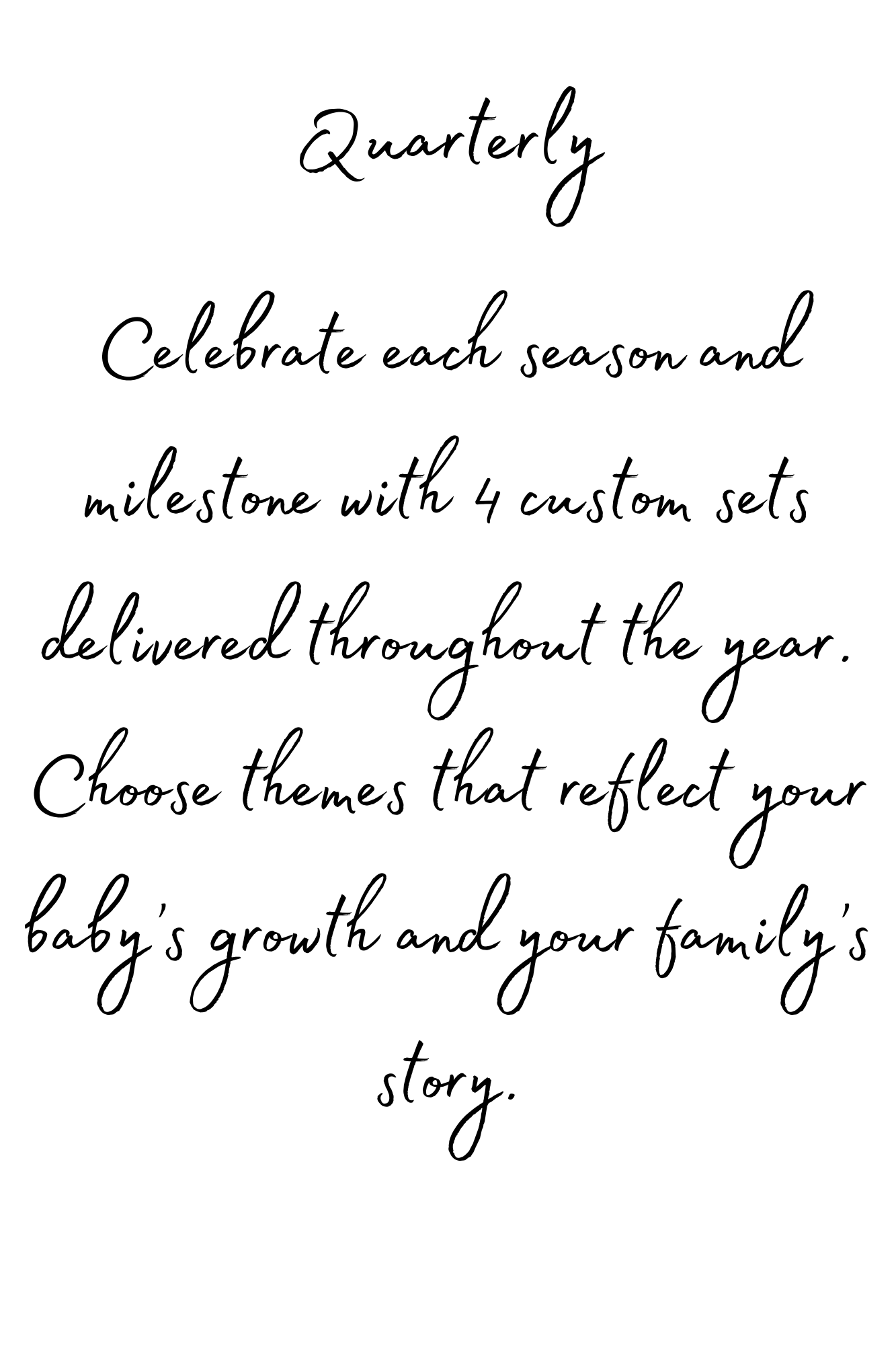 Quarterly - 4 Rentals